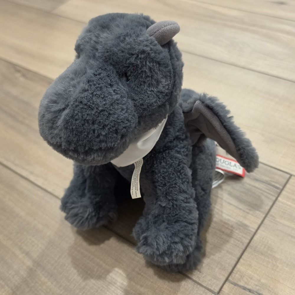 Douglas Cuddle Toys Sootie Dragon Mini Soft Plush Stuffed Animal, 7".